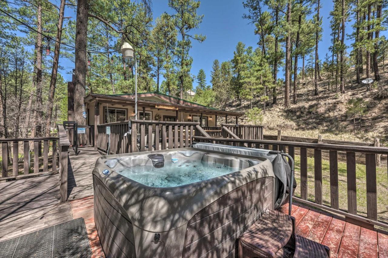 Tranquil Cabin With Stream And Deck Near Dtwn Ruidoso! Exterior photo