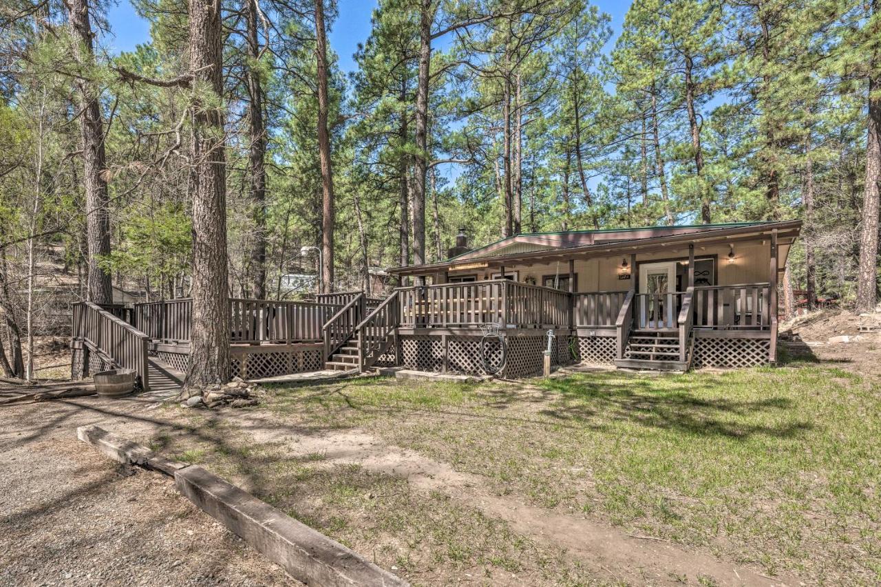 Tranquil Cabin With Stream And Deck Near Dtwn Ruidoso! Exterior photo