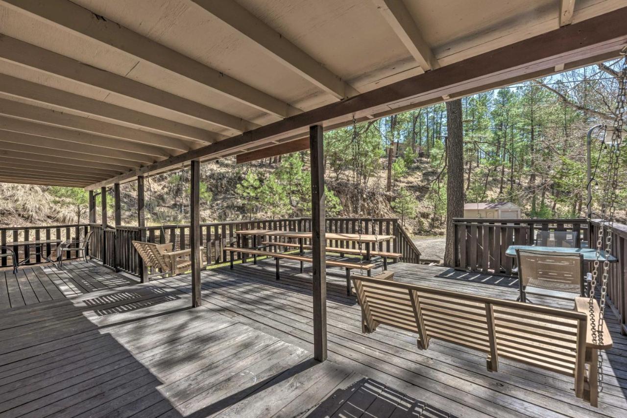 Tranquil Cabin With Stream And Deck Near Dtwn Ruidoso! Exterior photo