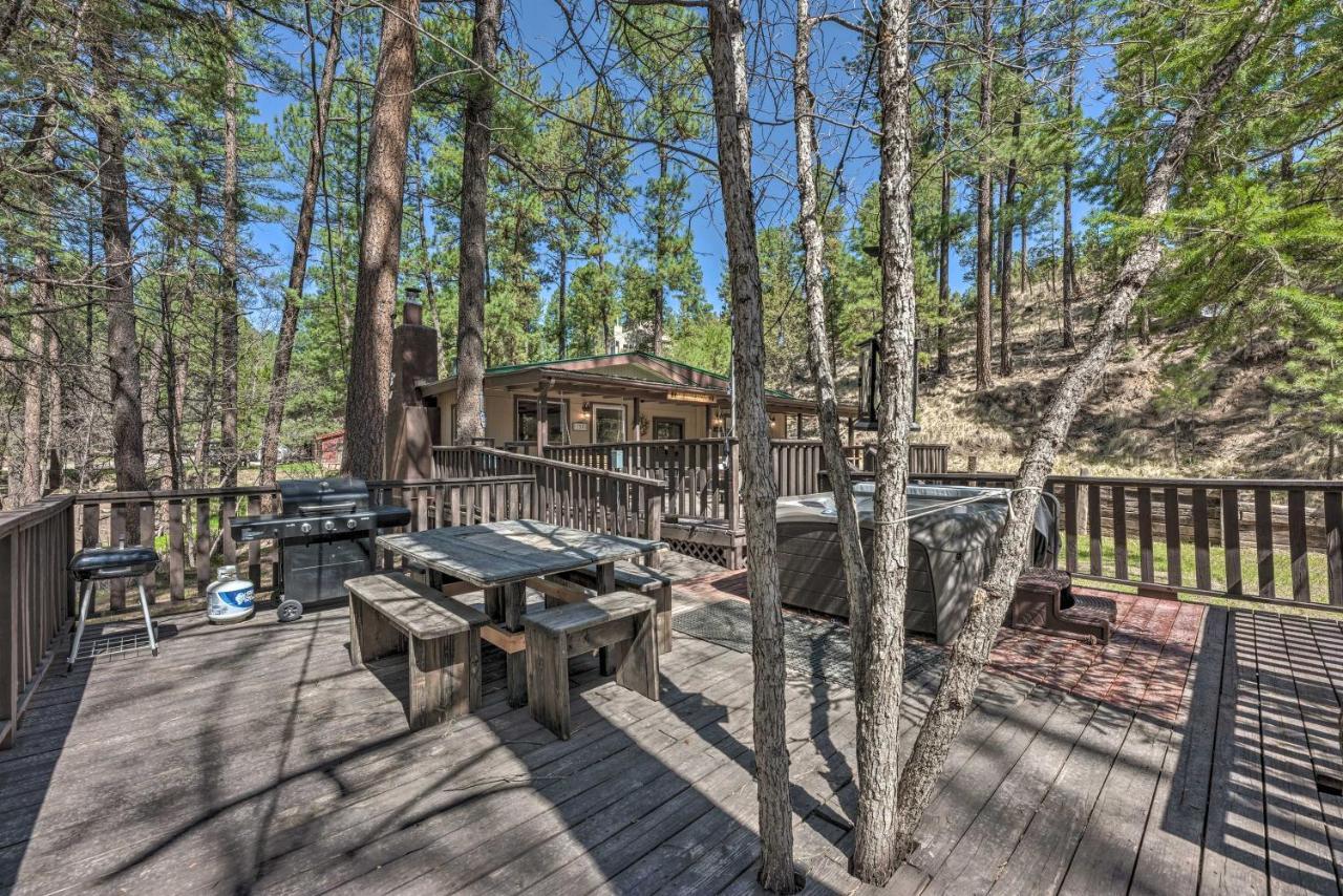 Tranquil Cabin With Stream And Deck Near Dtwn Ruidoso! Exterior photo