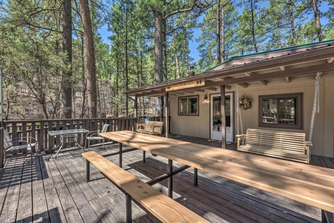 Tranquil Cabin With Stream And Deck Near Dtwn Ruidoso! Exterior photo